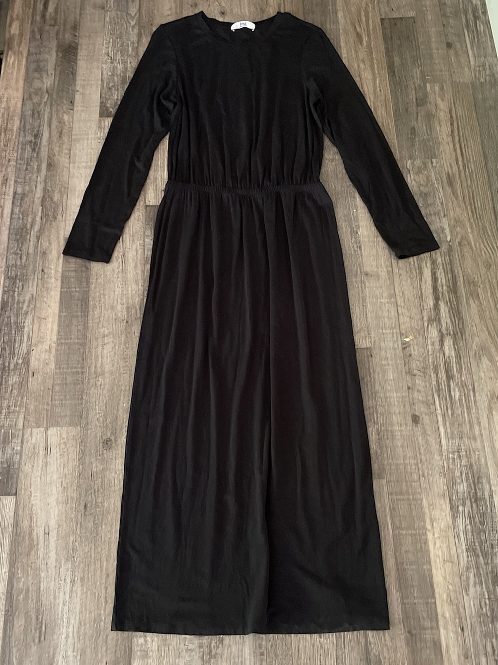 Find. Women’s Black jersey knit maxi dress